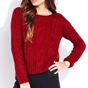 Forever 21 red sweater